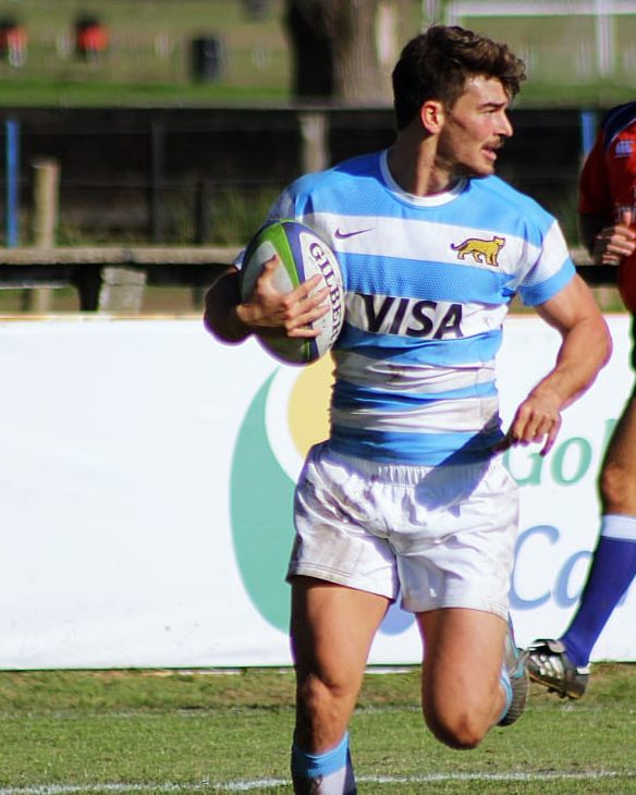 Tomás Jorge jugando para Argentina XV